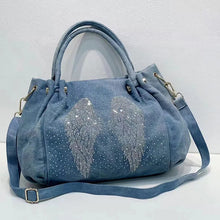 Load image into Gallery viewer, Blue Demin Street Style Handbag Accessories - Ailime Designs