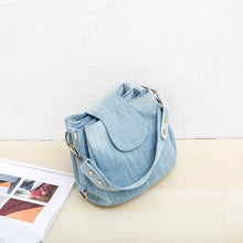 Load image into Gallery viewer, Blue Demin Street Style Handbag Accessories - Ailime Designs