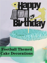 Load image into Gallery viewer, Soccer Theme Cake Topper - Ailime Designs