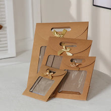 Load image into Gallery viewer, Cellophane Kraft Paper Portable Gift Bags - Ailime Designs