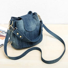 Load image into Gallery viewer, Blue Demin Street Style Handbag Accessories - Ailime Designs