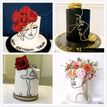 Load image into Gallery viewer, Ailime Designs -  Decorative Face Image Cake Toppers