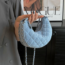 Load image into Gallery viewer, Blue Demin Street Style Handbag Accessories - Ailime Designs