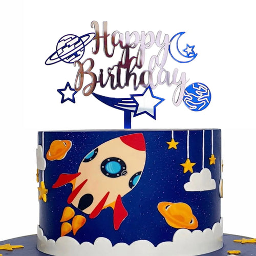 Ailime Designs -  Decorative Planets Cake Toppers