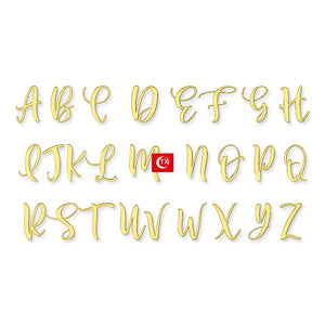 Ailime Designs -  Decorative Letter Cake Toppers