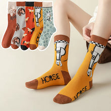 Load image into Gallery viewer, Breathable Conversational Design Women Printed Socks - Ailime Designs