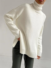 Load image into Gallery viewer, Autumn Oversize Women Turtleneck Sweaters - Ailime Designs