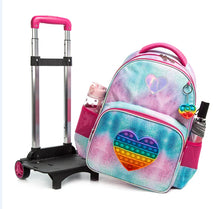 Load image into Gallery viewer, Children&#39;s School Trolley Style 3pc Rolling Backpacks - Ailime Designs