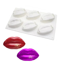 Load image into Gallery viewer, Red Lips Shape Silicone Molds - Ailime Designs