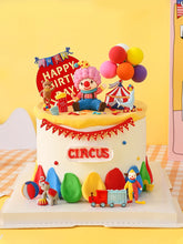 Load image into Gallery viewer, Circus Soft Theme Birthday Cake Toppers - Ailime Designs