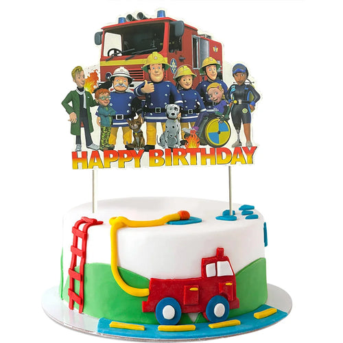 Cool Kids Fire Fighter Cake Toppers - Ailime Designs