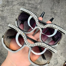 Load image into Gallery viewer, Chic Design Rhinestone Sunglasses - Ailime Designs