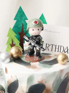 Ailime Designs -  Decorative Military Cake Toppers