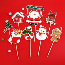 Load image into Gallery viewer, Christmas Holiday Cake Toppers - Ailime Designs