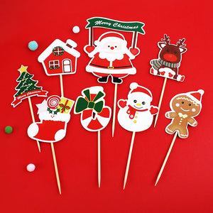 Christmas Holiday Cake Toppers - Ailime Designs