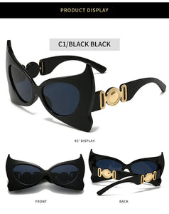 Cat Woman Mask Design Sunglasses - Ailime Designs