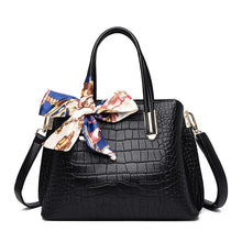 Load image into Gallery viewer, Croc Print Design Geniune Leather Leisure Handbag - Ailime Designs