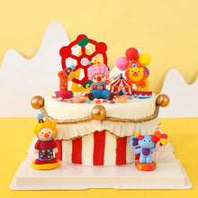 Load image into Gallery viewer, Circus Soft Theme Birthday Cake Toppers - Ailime Designs