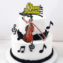 Load image into Gallery viewer, Ailime Designs -  Decorative Violin Cake Toppers