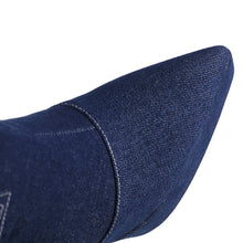 Load image into Gallery viewer, Blue Denim Women Platform Buckle Design Ankle Boots - Ailime Designs