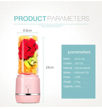 Load image into Gallery viewer, Portable Electric Wireless Fruit Juicer - Ailime Designs