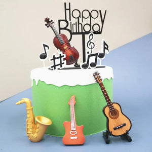 Ailime Designs -  Decorative Violin Cake Toppers