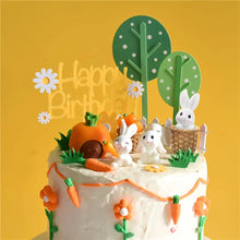 Load image into Gallery viewer, Ailime Designs -  Easter Bunny Decorative Cake Toppers