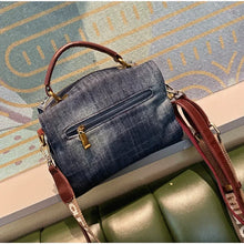 Load image into Gallery viewer, Casual Denim  Rivet Design Crossbody Handbag - Ailime Designs