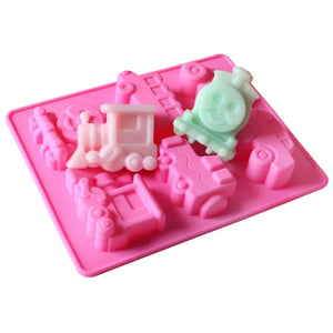 Cars & Train Shape Silicone Molds - Ailime Designs