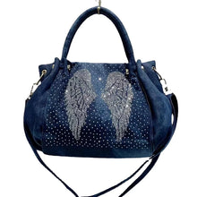 Load image into Gallery viewer, Blue Demin Street Style Handbag Accessories - Ailime Designs