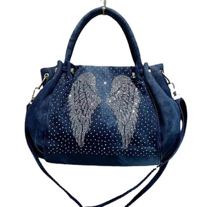 Blue Demin Street Style Handbag Accessories - Ailime Designs