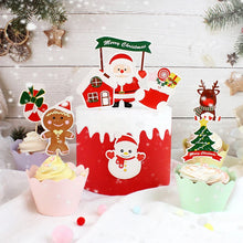 Load image into Gallery viewer, Christmas Holiday Cake Toppers - Ailime Designs