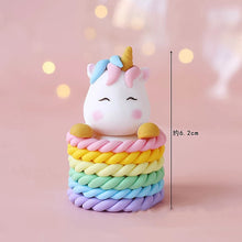 Load image into Gallery viewer, Adorable Unicorn &amp; Rainbow Cake Toppers - Ailime Designs