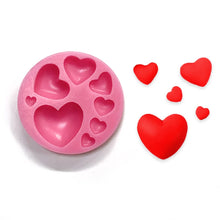 Load image into Gallery viewer, Hearts &amp; Lips Shape Silicone Molds - Ailime Designs