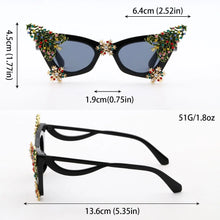 Load image into Gallery viewer, Christmas Tree Cat Eye Shape Design Sunglasses - Ailime Designs