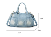 Load image into Gallery viewer, Blue Demin Street Style Handbag Accessories - Ailime Designs