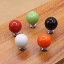 Load image into Gallery viewer, Glazed Ceramic Round Colorful Knobs - Ailime Designs