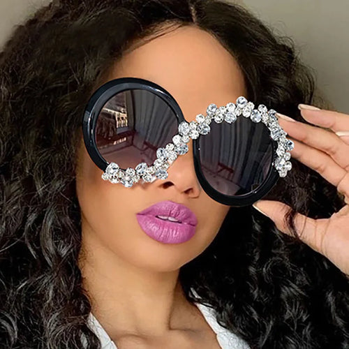 Beautiful Wave Rhinestone Sunglasses - Ailime Designs