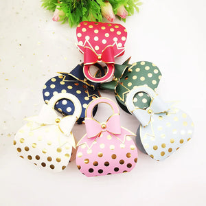 Adorable 10Pcs Cute Polka Dot Purse Design Gift Boxes - Ailime Designs