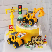 Load image into Gallery viewer, Construction Truck Toys Cake Toppers - Ailime Designs