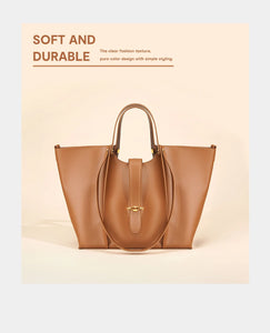 Luxury Tan Soft Geniune Leather Handbags - Ailime Designs