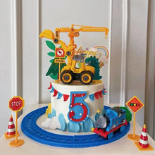 Load image into Gallery viewer, Adorable Kids Truck Toys Cake Toppers - Ailime Designs