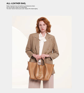 Luxury Tan Soft Geniune Leather Handbags - Ailime Designs