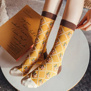 Breathable Conversational Design Women Printed Socks - Ailime Designs