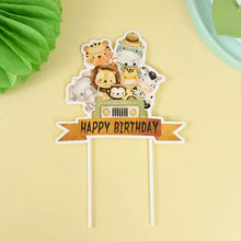 Load image into Gallery viewer, Children&#39;s Safari Theme Cupcake Toppers - Ailime Designs