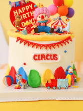 Load image into Gallery viewer, Circus Soft Theme Birthday Cake Toppers - Ailime Designs