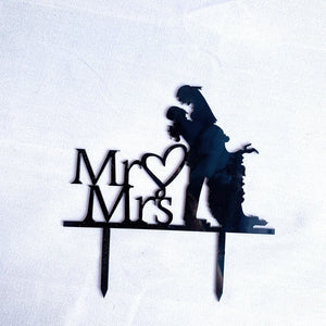 Ailime Designs -  Decorative Groom & Bride Cake Toppers