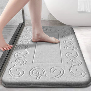 Absorbent Bathroom Floor Mats -Ailime Designs