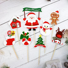 Load image into Gallery viewer, Christmas Holiday Cake Toppers - Ailime Designs