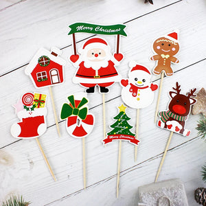 Christmas Holiday Cake Toppers - Ailime Designs